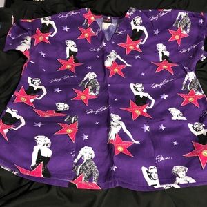 Marilyn Monroe scrub top